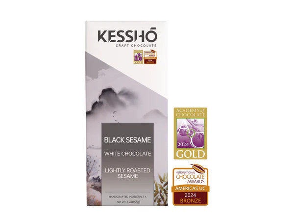 KESSHŌ Black Sesame White Chocolate Bar