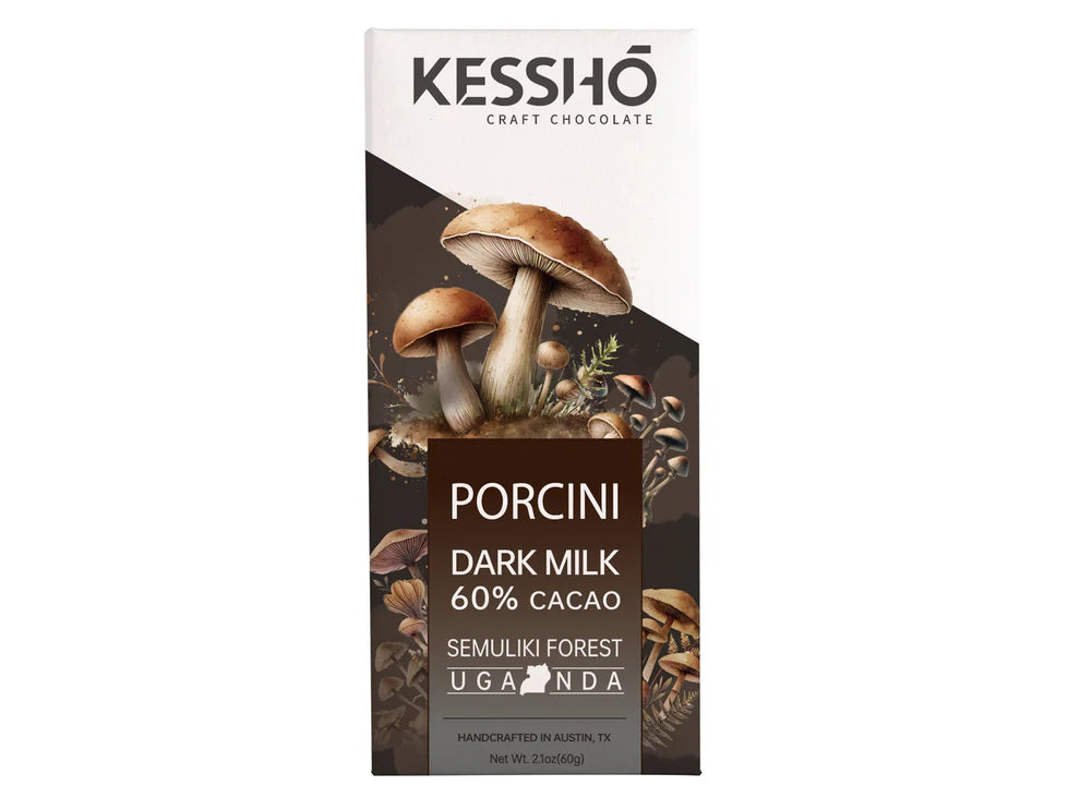 KESSHŌ Porcini Dark Milk Chocolate Bar