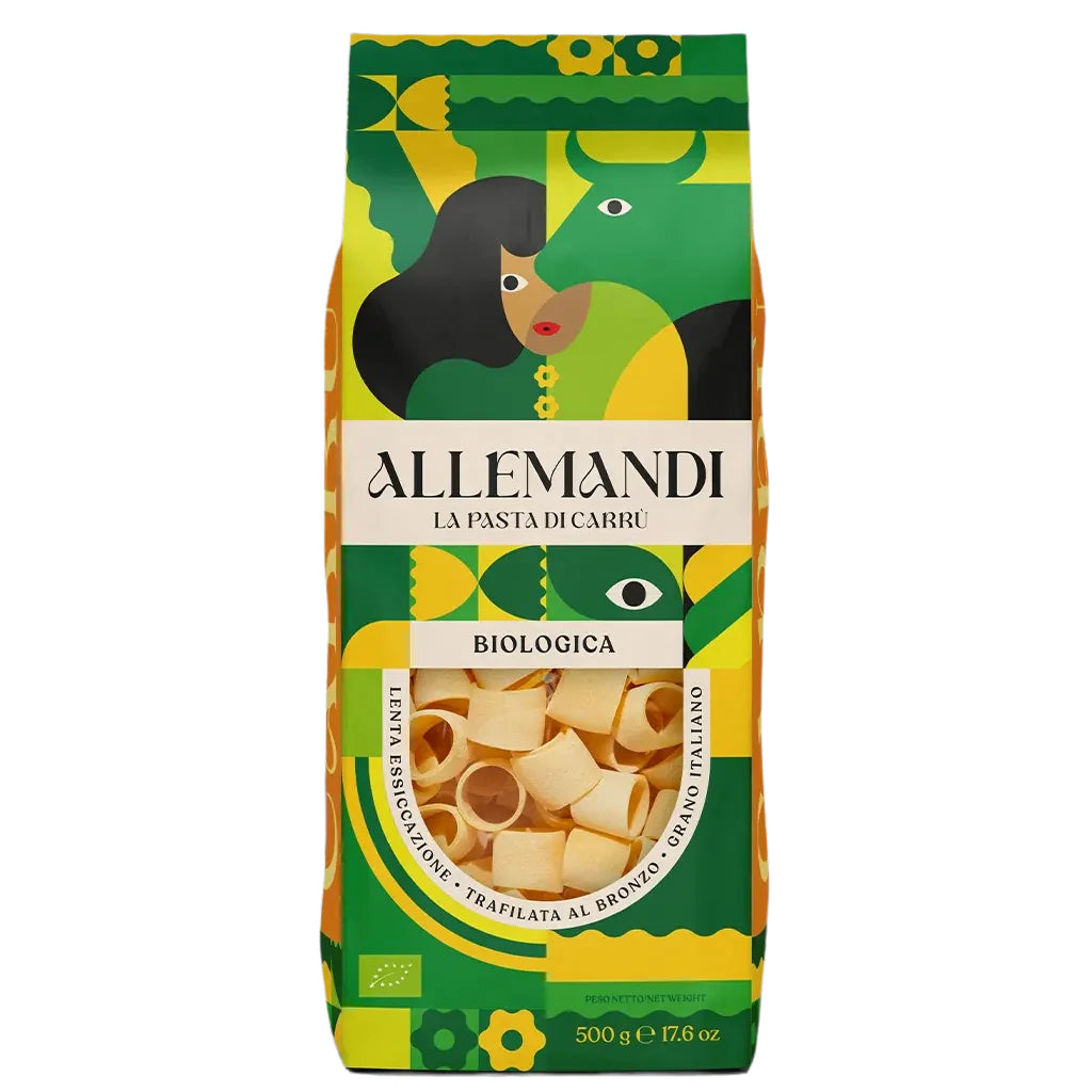 Allemandi Organic Tubetti Pasta, Durum Wheat