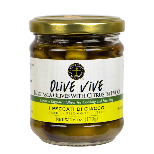 Ciacco Olive Vive, Taggiasca Olives with Citrus
