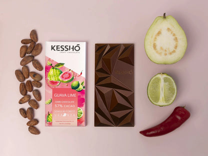 KESSHŌ Guava Lime Dark Chocolate Bar