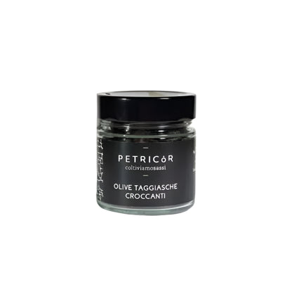Petricor Croccante Olives - 100% Taggiasca Crunchy Snacking Olives