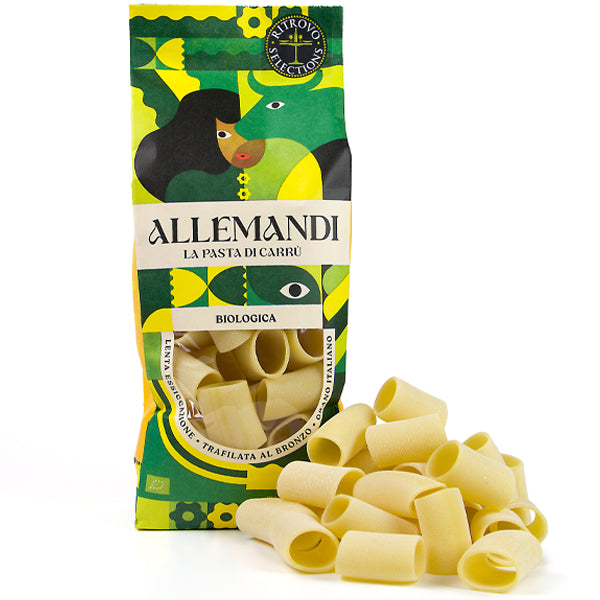Allemandi Pasta, Organic Paccheri Pasta, Durum Wheat