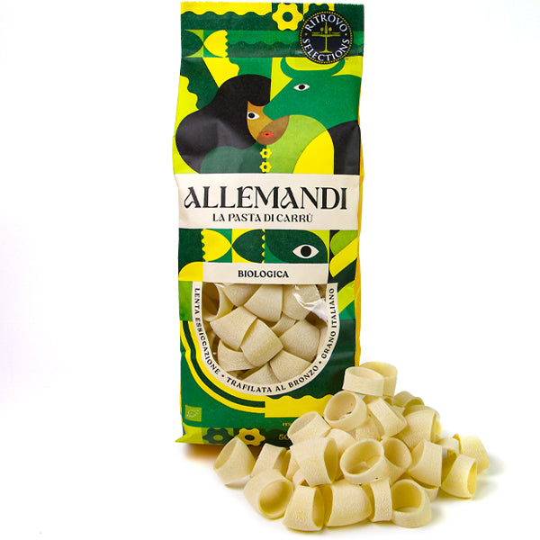 Allemandi Pasta, Organic Calamarata Pasta, Durum Wheat