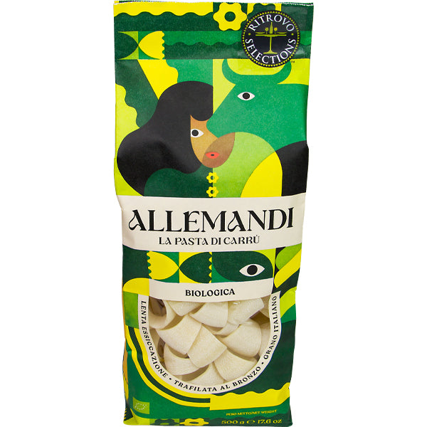 Allemandi Pasta, Organic Calamarata Pasta, Durum Wheat
