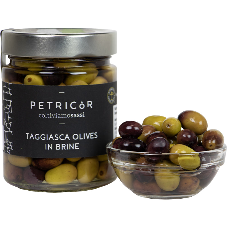 Petricor Caviar Olives - 100% Taggiasca Olives in Brine