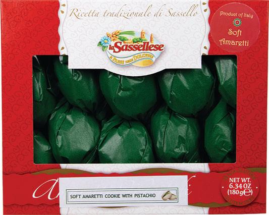 La Sassellese Soft Amaretti with Pistachio