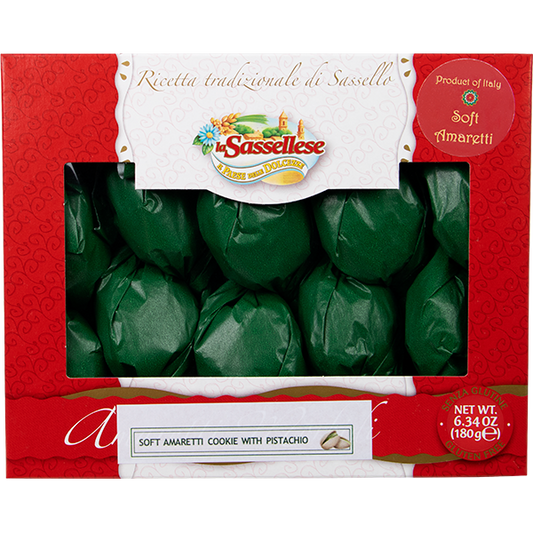 La Sassellese Soft Amaretti with Pistachio