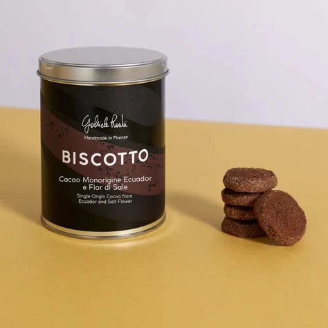 Gabriele Rocchi 100% Ecuador Dark Chocolate Cookies with Cervia Salt