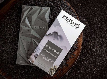 KESSHŌ Black Sesame White Chocolate Bar