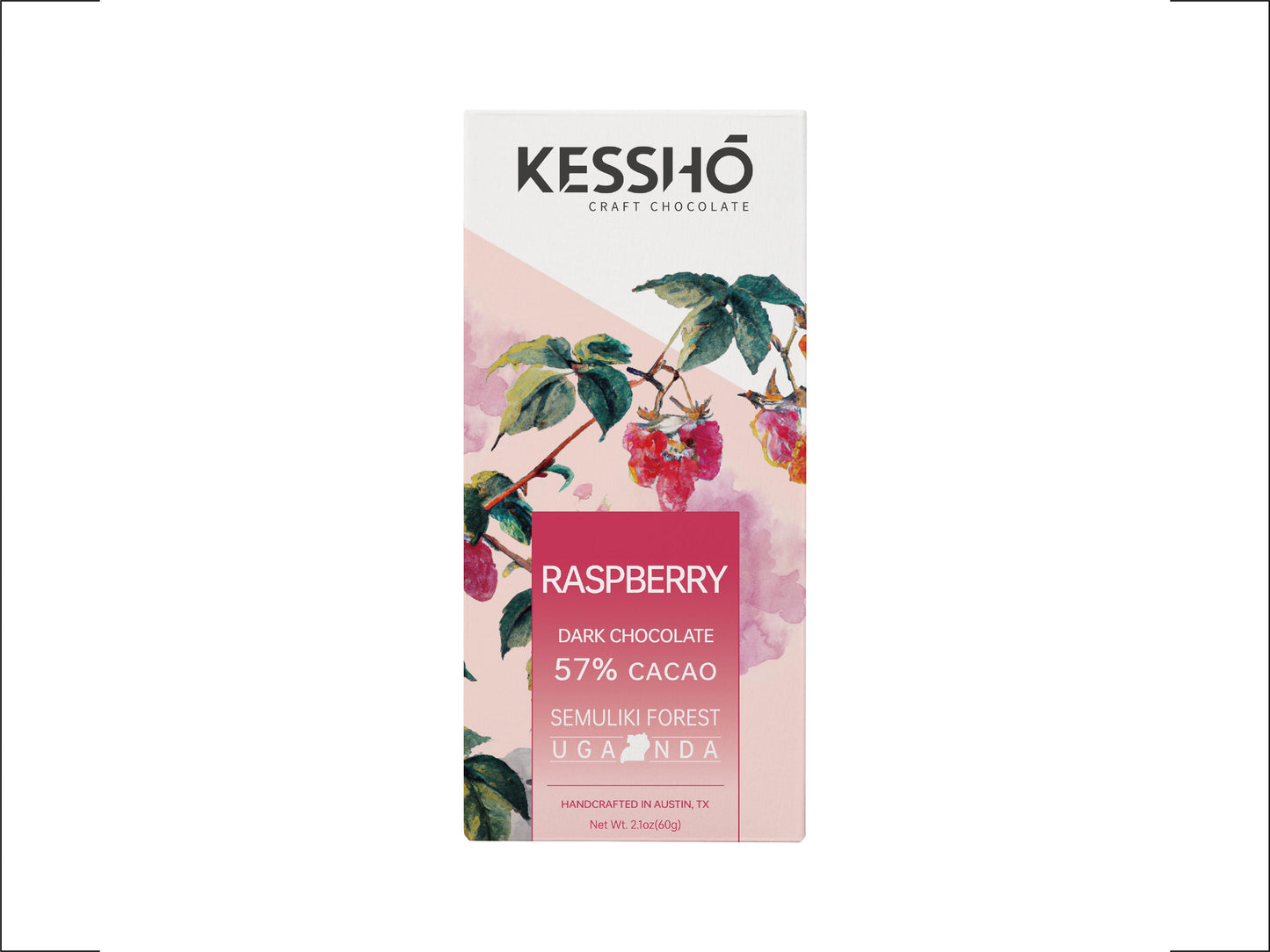 KESSHŌ Raspberry Dark Chocolate Bar
