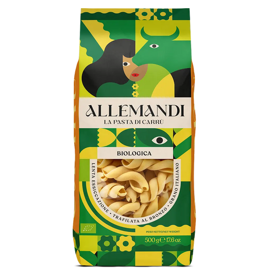 Allemandi Organic Trecce Pasta, Durum Wheat