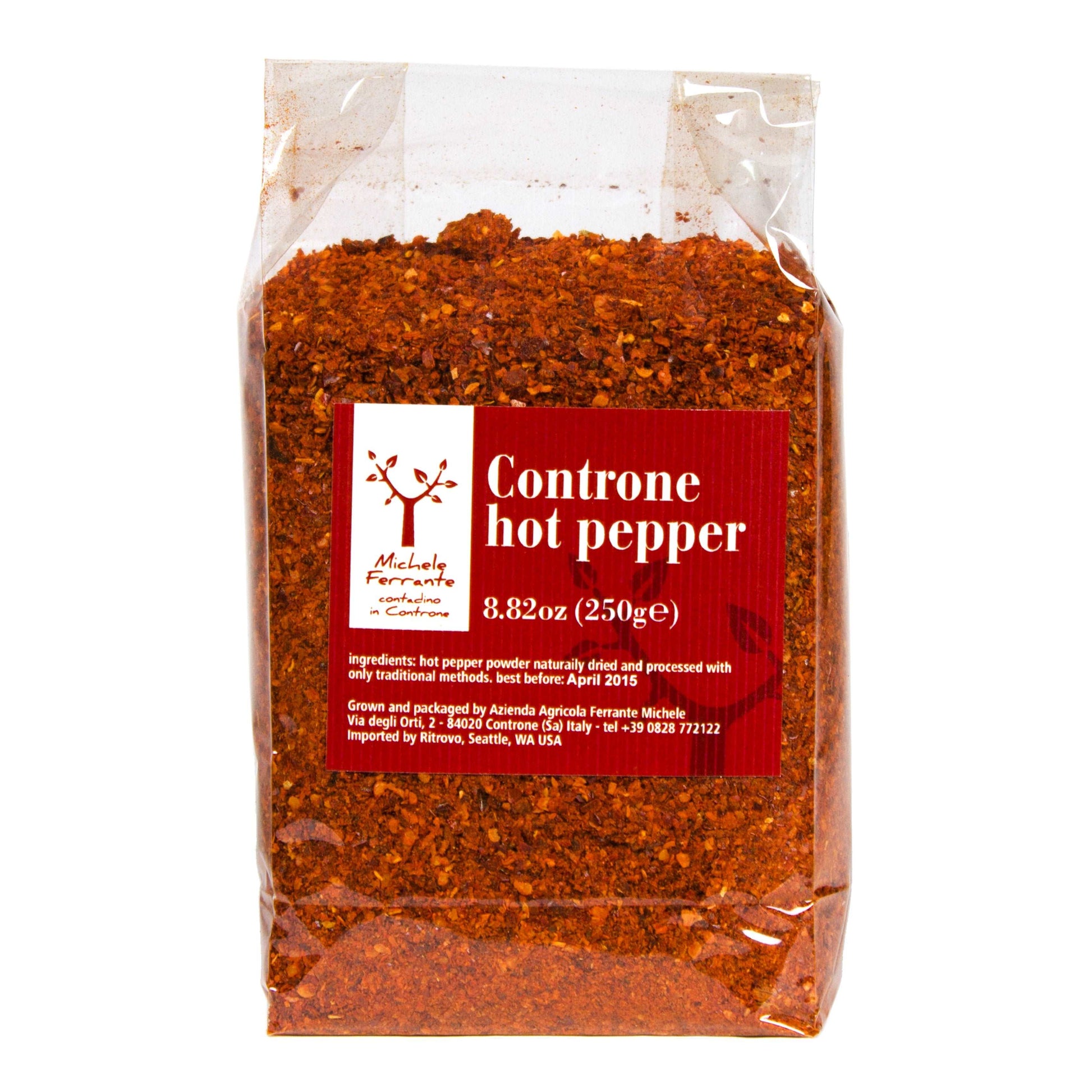 Michele Ferrante Hot Controne Pepper, Hand-Ground - Bulk