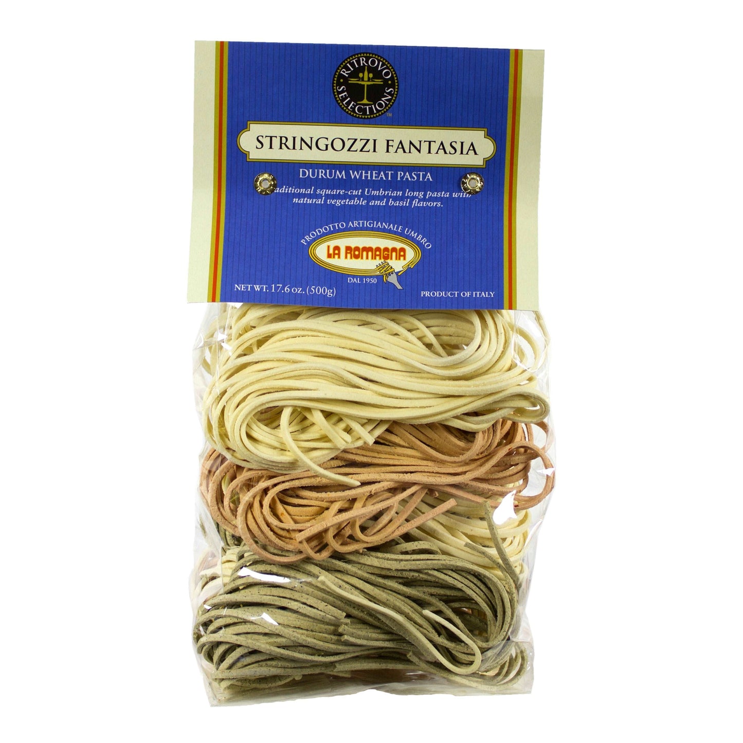 La Romagna Stringozzi Fantasia - Tricolor Pasta