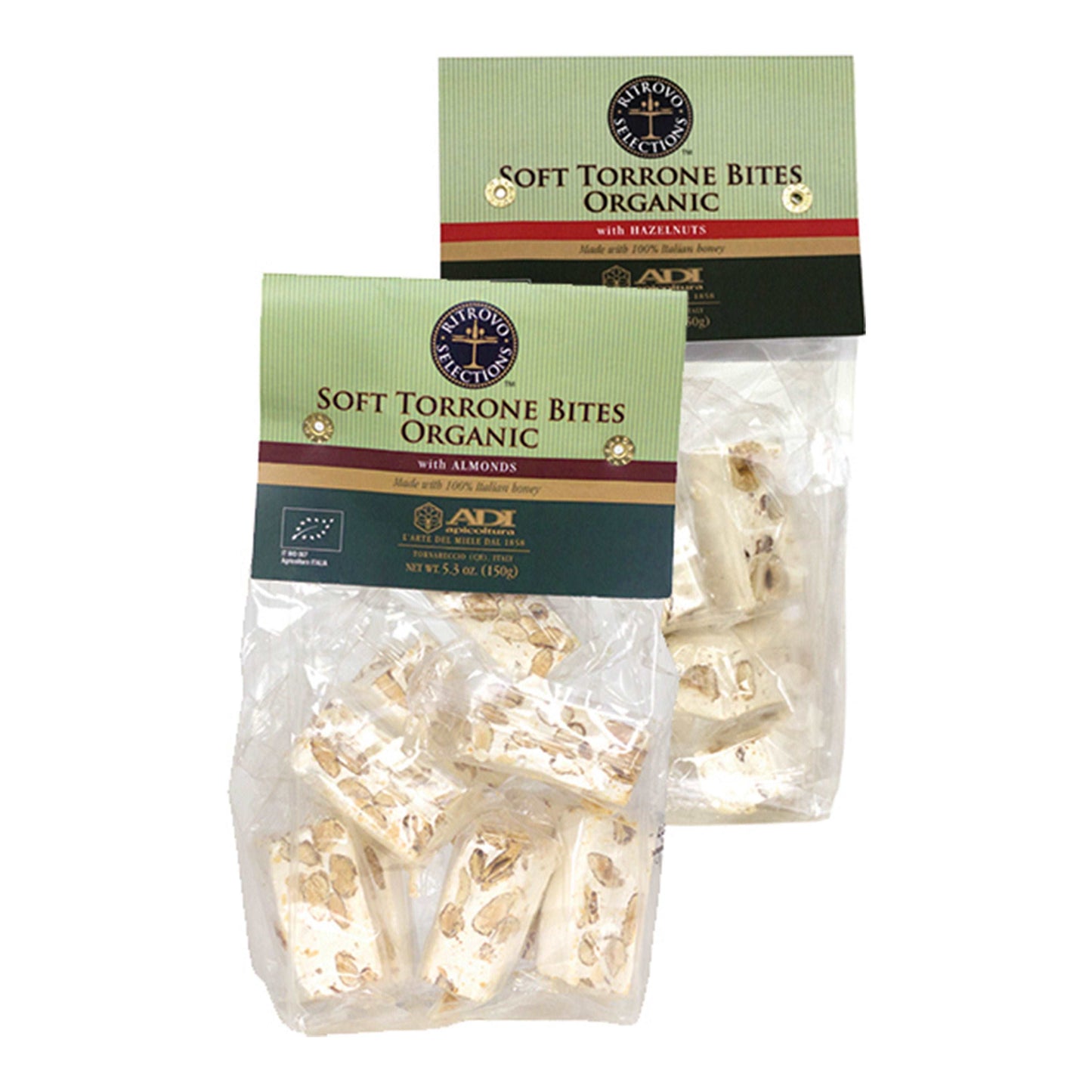 ADI Apicoltura Organic Mini Torrone with Hazelnuts