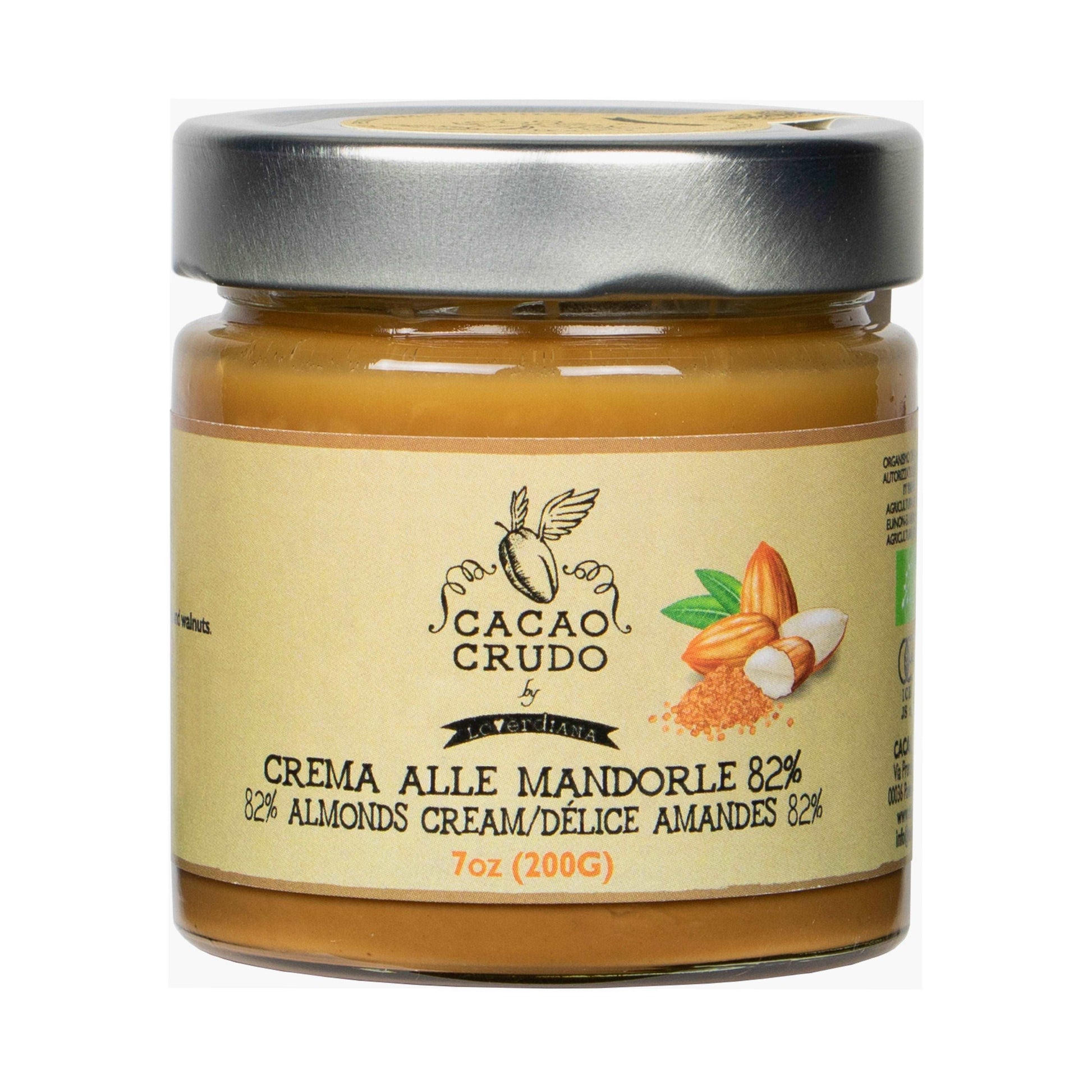 Cacao Crudo Organic 82% Raw Almond Spread 