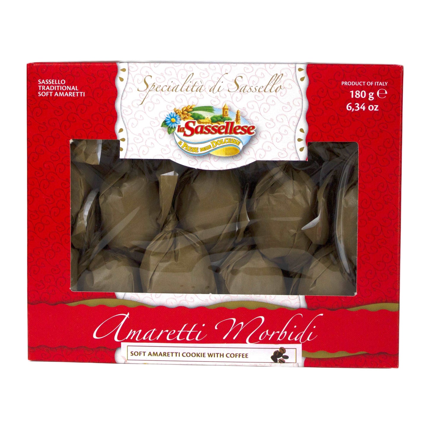 La Sassellese Soft Amaretti with Coffee