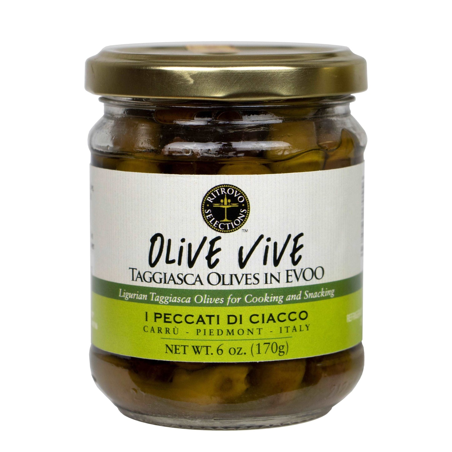 Ciacco Olive Vive, 100% Taggiasca Olives