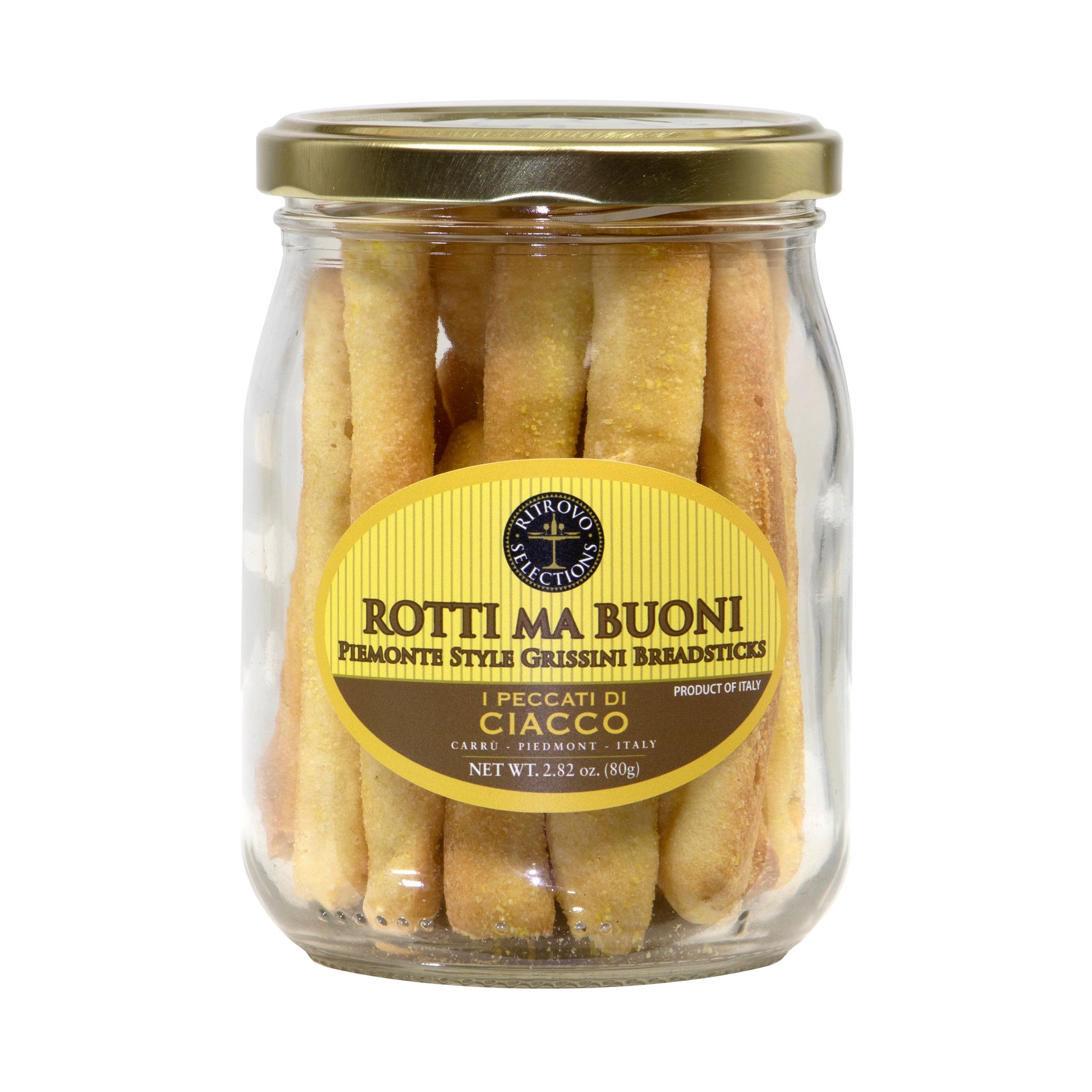 Ciacco Piedmont Style Grissini Breadsticks "Rotti ma Buoni"