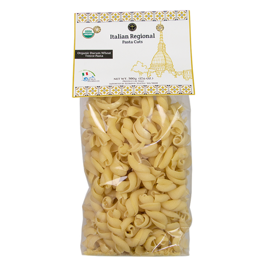 Allemandi Pasta, Organic Trecce Pasta, Durum Wheat