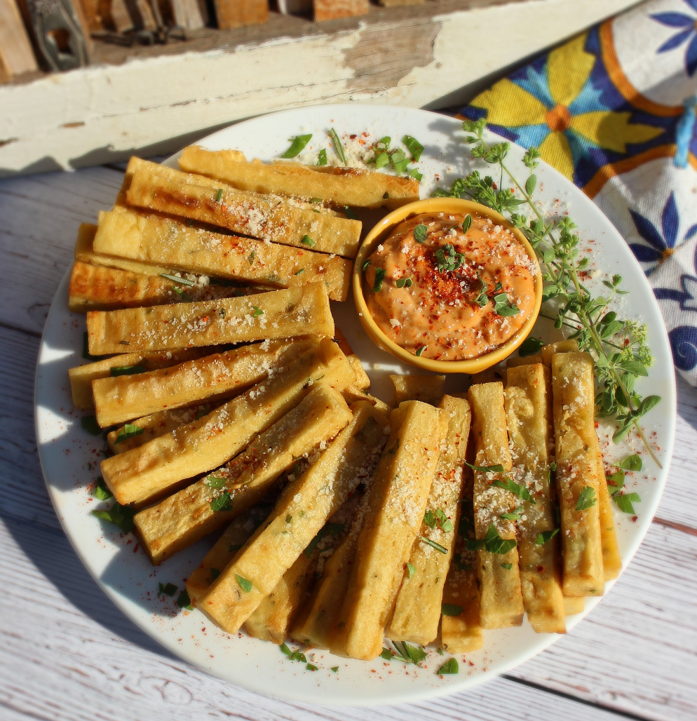 “Panelle” Chickpea Fries with Smoked Sundried Tomato Aioli